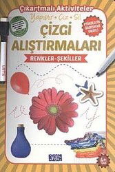 Renkler-Şekiller / Çizgi Alıştırmaları - Parıltı Yayıncılık