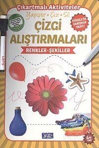 Renkler-Şekiller / Çizgi Alıştırmaları - 1