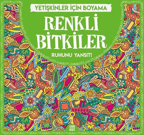 Renkli Bitkiler / Yetişkinler İçin Boyama - Dokuz Yayınları (Konya)