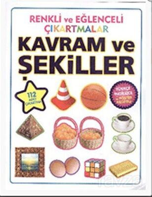 Renkli ve Eğlenceli Çıkartmalar Kavram ve Şekiller - 1