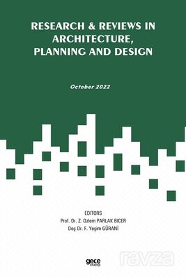Research Reviews in Architecture, Planning and Design / October 2022 - 1
