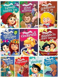 Resimli Dünya Masalları (10 Kitap) - Halk Kitabevi