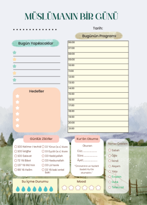 Rıhle Defteri Bir Müslümanın Yıllık Planlayıcısı - 9