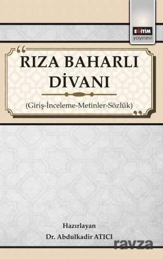 Rıza Baharlı Divanı - Eğitim Kitabevi