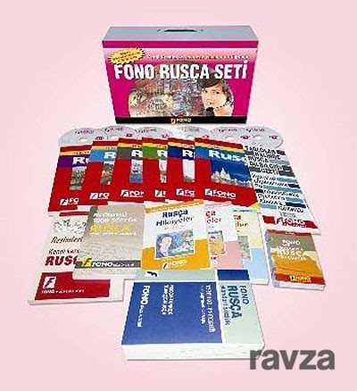 Rusça Seti (15 Kitap 6 Cd) - Fono Yayınları