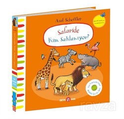 Safaride Kim Saklanıyor? (Keçe Kapaklı Kitap) - Beta Kids
