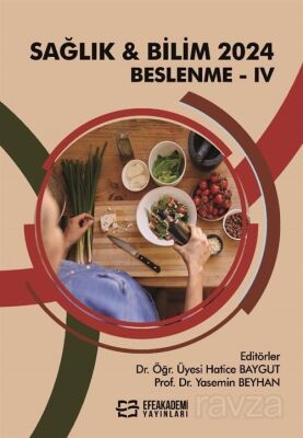 Sağlık - Bilim 2024: Beslenme IV - 1