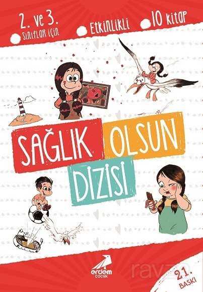 Sağlık Olsun Dizisi 10 Kitap Takım - Erdem Çocuk Yayınları