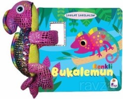 Şaklat Sarılalım Renkli Bukalemun (Oyuncaklı Kitap) - İndigo Çocuk