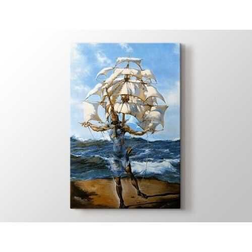 Salvador Dali - The Ship Tablo |80 X 80 cm| - 1