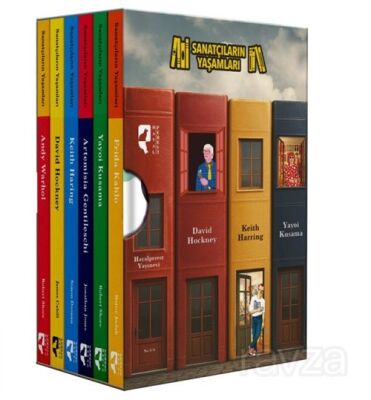Sanatçıların Yaşamları Kutulu Set (6 Kitap) - 1