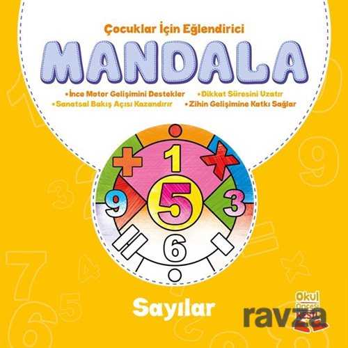 Sayılar - Çocuklar İçin Eğlendirici Mandala - 1
