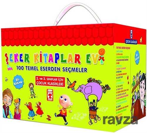Şeker Kitaplar Evi - 100 Temel Eserden Seçmeler (26 Kitap) - Timaş Çocuk Yayınları