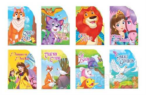 Şekilli Kitaplar Seti (8 Kitap) - Yumurcak Yayınları