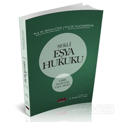 Şekli Eşya Hukuku - 1