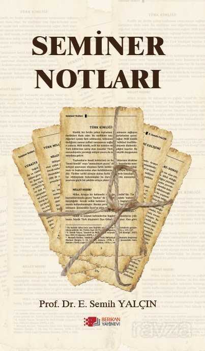 Seminer Notları - Berikan Yayınevi