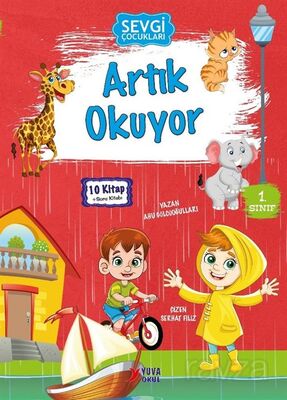 Sevgi Çocukları Artık Okuyor (10 Kitap+Soru Kitabı) (1. Sınıf) - 1