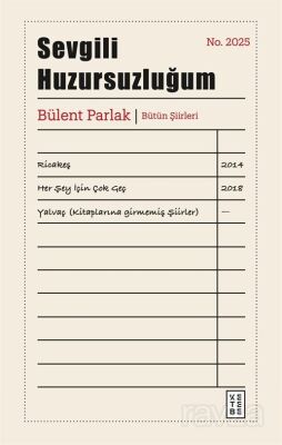 Sevgili Huzursuzluğum - 1