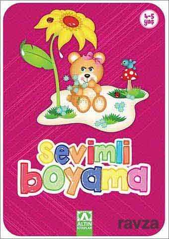 Sevimli Boyama (Pembe) - Altın Kitaplar