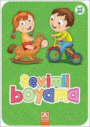 Sevimli Boyama (Yeşil) - Altın Kitaplar