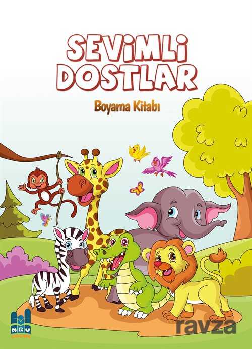 Sevimli Dostlar Boyama Kitabı - MGV Yayınları