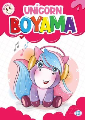 Sevimli Unicorn Boyama - 1