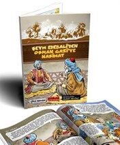 Şeyh Edebali'den Osman Gazi'ye Nasihat (Orta Boy, Renkli Çizgi Roman) - Bordo Ressam