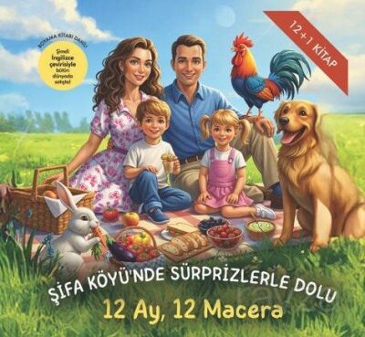 Şifa Köyü'nde Sürprizlerle Dolu 12 Ay, 12 Macera (12 + 1 Kitap (Kutulu) - 1