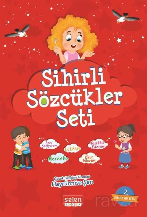 Sihirli Sözcükler Seti (5 Kitap + Soru Kitapçığı) - Selen Yayınları Çocuk
