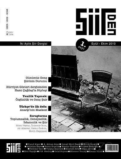 Şiirden İki Aylık Şiir Dergisi Sayı:1 Eylül-Ekim 2010 - Şiirden (Dergi)