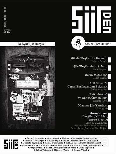 Şiirden İki Aylık Şiir Dergisi Sayı:2 Kasım-Aralık 2010 - Şiirden (Dergi)