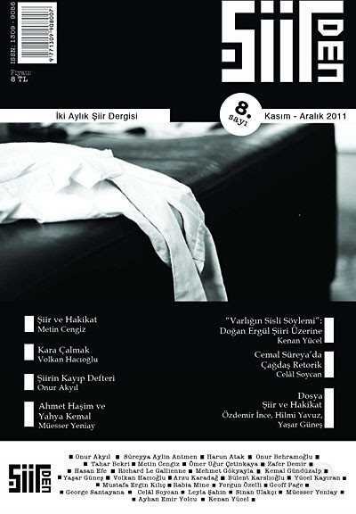Şiirden İki Aylık Şiir Dergisi Sayı:8 Kasım-Aralık 2011 - 1