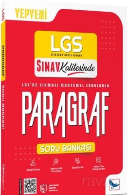 Sınav Kalitesinde 8. Sınıf LGS Paragraf Soru Bankası - 1