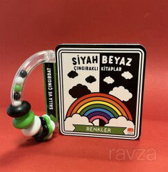 Siyah Beyaz Çıngıraklı Kitaplar - Uçan Fil