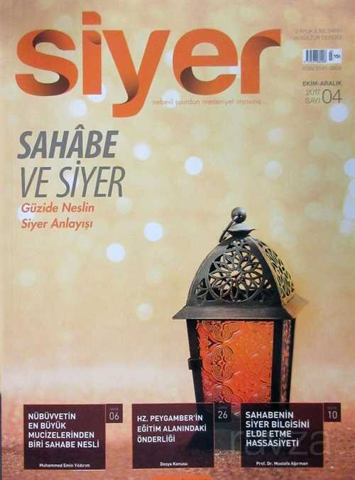 Siyer 3 Aylık İlim Tarih ve Kültür Dergisi Sayı:4 Ekim-Kasım-Aralık 2017 - 3