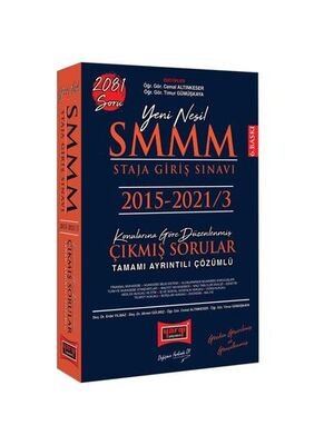 SMMM Staja Giriş Sınavı Konularına Göre Düzenlenmiş Tamamı Ayrıntılı Çözümlü Çıkmış Sorular - 1