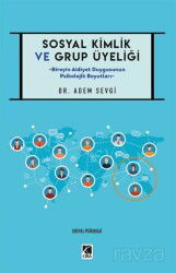 Sosyal Kimlik ve Grup Üyeliği - Çıra Yayınları