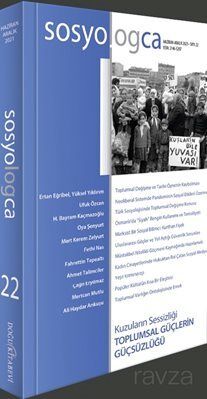 Sosyologca Sayı:22 Ocak 2022 - Sosyologca - Dergi