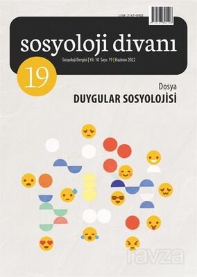 Sosyoloji Divanı 19. Sayı Dosya: Duygular Sosyolojisi - 1