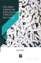 Söz Dizimi Kuramları Bağlamında Türkçede Baş Unsur - 1