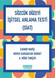 Sözcük Düzeyi İşitsel Anlama Testi (Siat) - Detay Yayıncılık