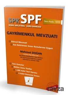 SPK - SPF Gayrimenkul Mevzuatı Konu Anlatımlı Soru Bankası 1019 - Pelikan Tıp Teknik Yayınları