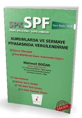 SPK - SPF Kurumlarda ve Sermaye Piyasasında Vergilendirme Konu Anlatımlı Soru Bankası (1013) - 1