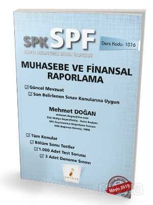 SPK - SPF Muhasebe ve Finansal Raporlama Konu Anlatımlı Soru Bankası 1016 - Pelikan Tıp Teknik Yayınları