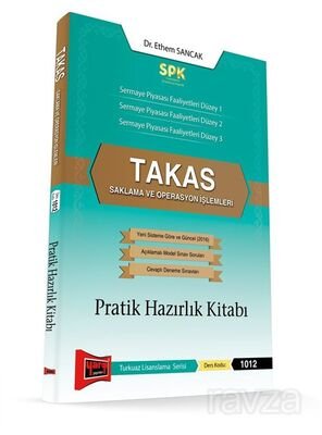 SPK Takas Saklama ve Operasyon İşlemleri Pratik Hazırlık Kitabı - 1