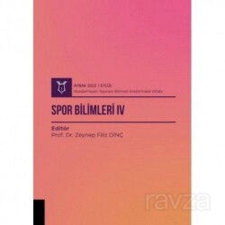 Spor Bilimleri IV( AYBAK 2022 Eylül ) - Akademisyen Kitabevi