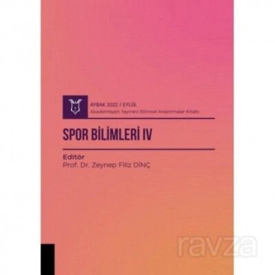 Spor Bilimleri IV( AYBAK 2022 Eylül ) - 1