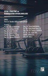 Spor Yönetimi ve Rekreasyon Uygulamaları - Gazi Kitabevi