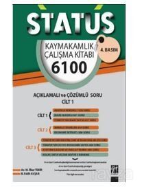 Status kaymakamlık Çalışma Kitabı 6100 Açıklamalı Çözümlü Soru (3 Cilt Takım) - 1