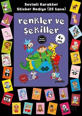 Stickerlı 4+ Yaş Renkler ve Şekiller - 1